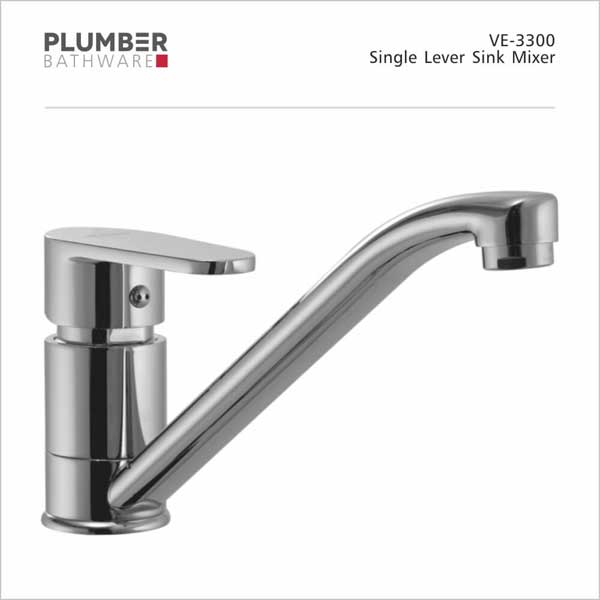 Plumber - Vine Series - Single Lever Sink Mixer Deck Mounted - VE-3300