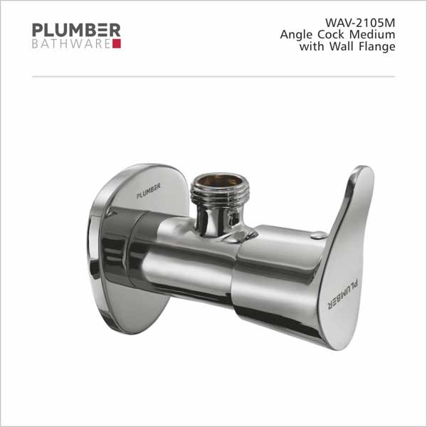 Plumber - Wave Series - Angle Cock Medium - WAV-2105M