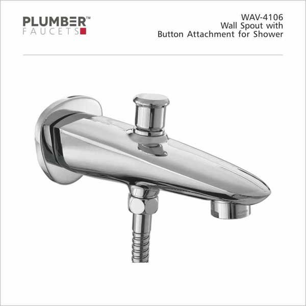 Plumber - Wave Series - Wall Spout - WAV-4106