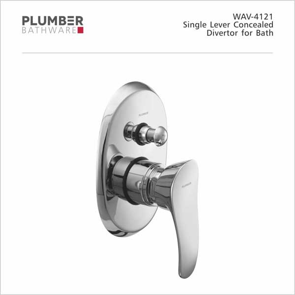Plumber - Wave Series - Single Lever Concealed Divertor - WAV-4121