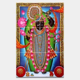 Shree Nathji Bava - Tactile Dekor - 6pc. - God Tiles - 4681
