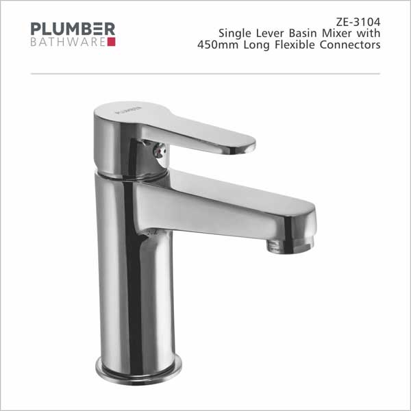 Plumber - Zeus Series - Single Lever Basin Mixer - ZE-3104
