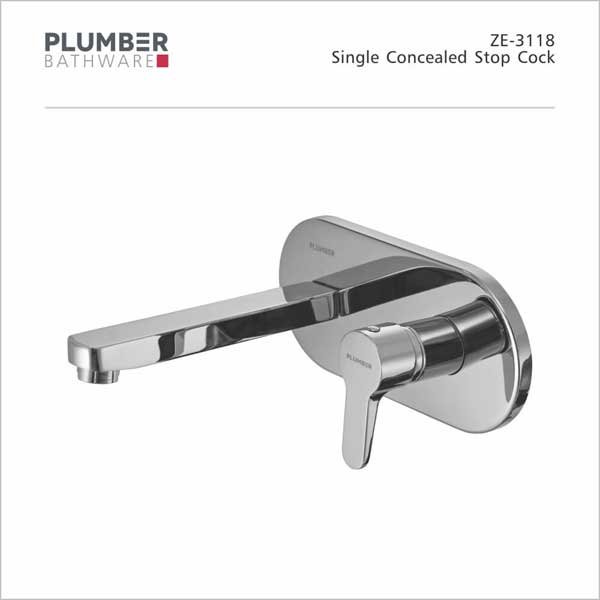 Plumber - Zeus Series - Single Concealed Stop Cock - ZE-3118