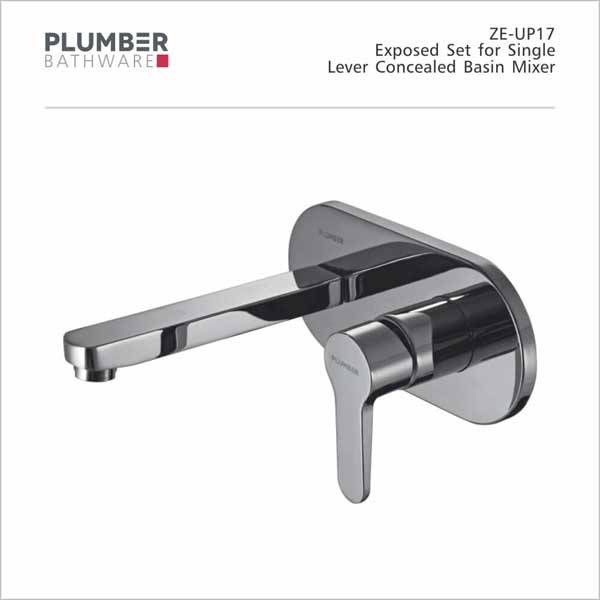 Plumber - Zeus Series - Exposed Set for Single Lever Basin Mixer - ZE-UP17