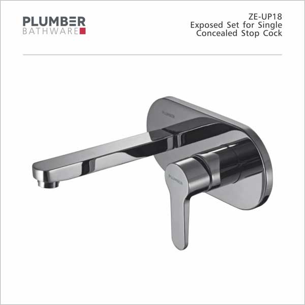 Plumber - Zeus Series - Exposed Set for Single Stop Cock - ZE-UP18