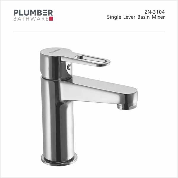 Plumber - Zion Series - Single Lever Basin Mixer - ZN-3104
