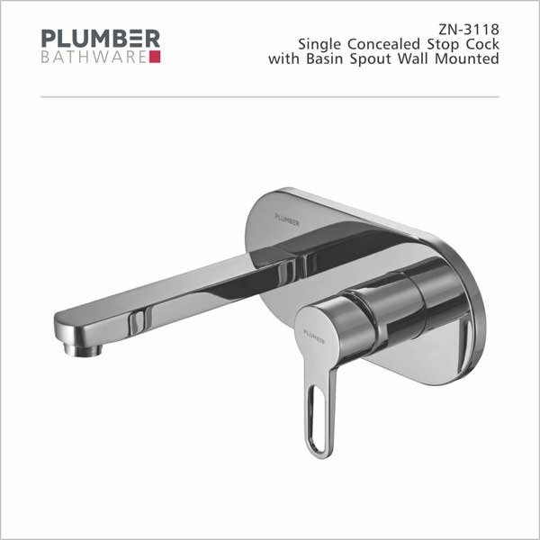 Plumber - Zion Series - Single Concealed Stop Cock - ZN-3118