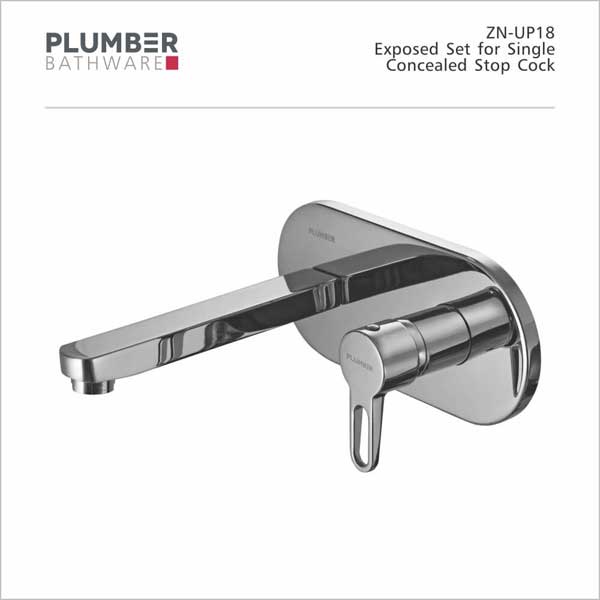 Plumber - Zion Series - Exposed Set for Single Stop Cock - ZN-UP18