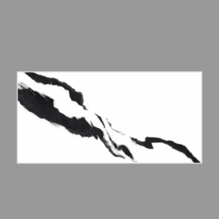 Porcelain Tiles - High Glossy Finish - Black Panda