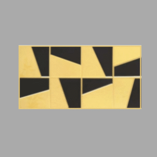 Drashti Ceramic - Wall Tiles - Golden/Silver Series - G-30055