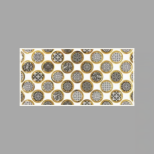 Drashti Ceramic - Wall Tiles - Golden/Silver Series - G-40011