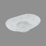 Sweiss Brand - OT Series - Glass Soap Dish - Oval