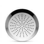 AGL 9 inch round overhead shower head front view chrome finish