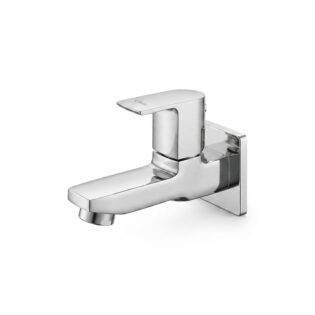 Long body bib cock with wall flange premium steel tap