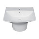 AGL Bathware - Half Pedestal Basin - MORIN