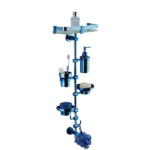 Sweiss - Ultimate Series - Bath Pole (Blue PVD + Shelf)
