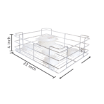 Basketwala - Plain Basket - 4 inch X 22 inch