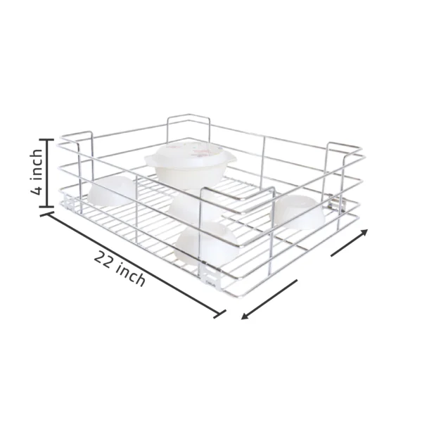 Basketwala - Plain Basket - 4 inch X 22 inch