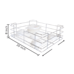 Basketwala - Plain Basket - 8 inch X 20 inch