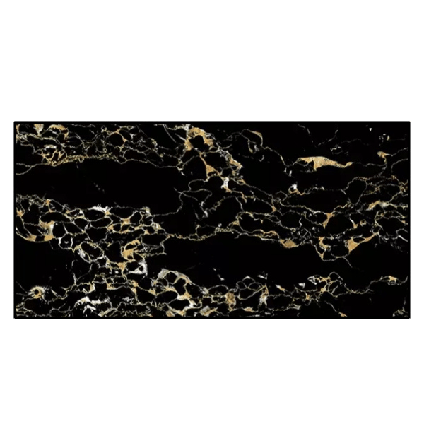 Porcelain Tiles - High Glossy Finish - Portoro Black