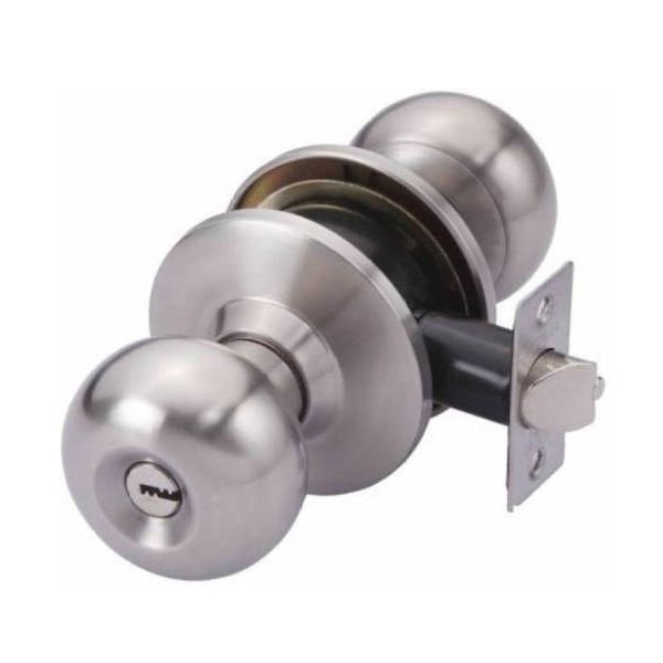 Cylindrical Lock - Stainless Steel - Regular Key