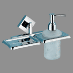 Sweiss Brand - Status Series - Soap Dish With Liquid Dispenser