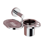 Sweiss Brand - Marvel Series - Soap Dish With Tumbler Holder