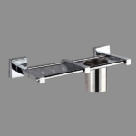 Sweiss Brand - Grand Series - Soap Dish With Tumbler Holder