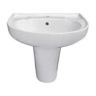 AGL Bathware - Basin with Half Pedestal - SPIN