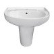 AGL Bathware - Basin with Half Pedestal - SPIN