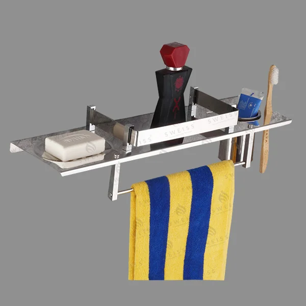 Sweiss Brand - Shelf & Corners Series - SS Shelf 4 In 1