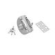 SHINE - S.S. Door Lock - WALL TO GLASS