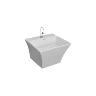 Simpolo - Integrated Half Pedestal Basin - STEVIA