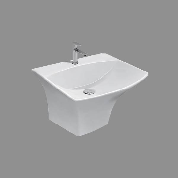 BELL - Integrated Half Pedestal Basin - CRUSE 8038