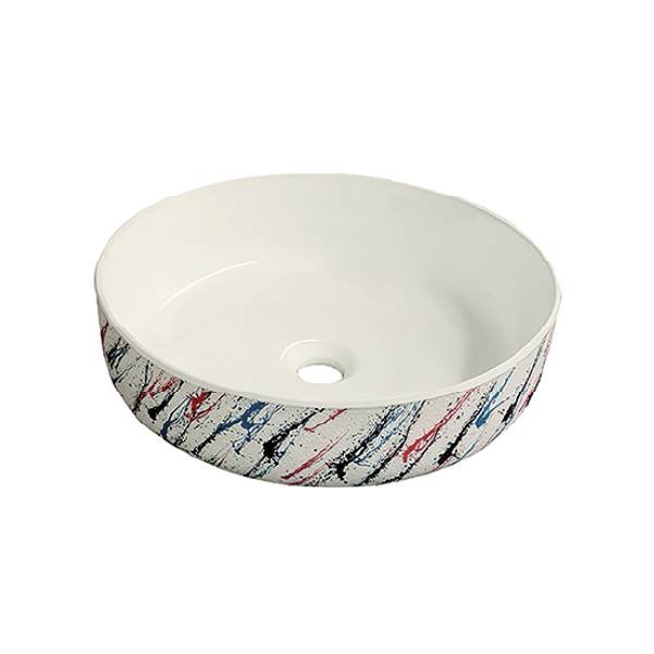 BELL - Decorated Art Basin - LU 1003
