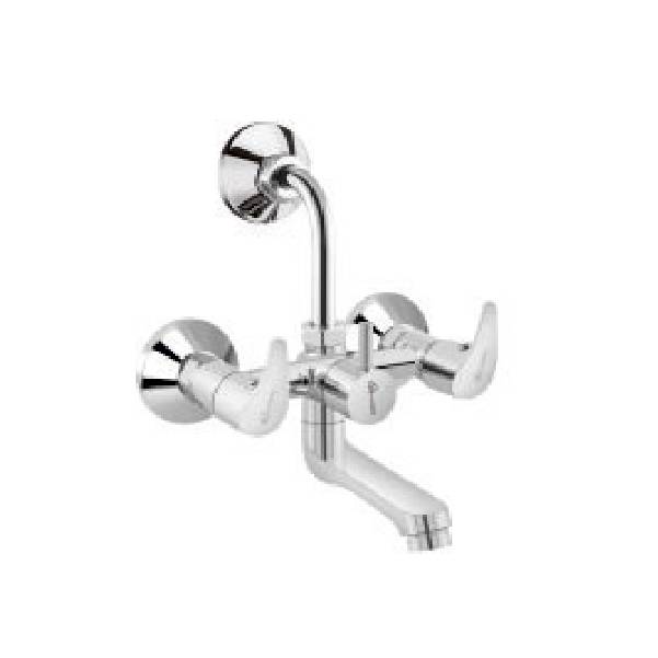 Flamingo - Faucets - Flamingo Collection - 2 IN 1 WALL MIXER(L-BEND/CRTUCH)
