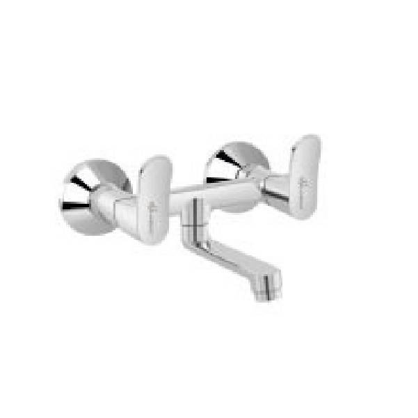 Flamingo - Faucets - Crysta Collection - NON TELEPHONIC WALL MIXER