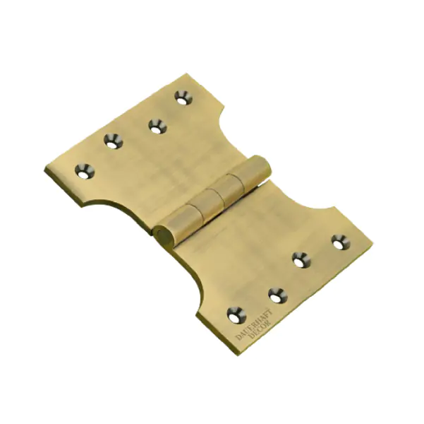Dauerhaft D&eacute;cor - Brass Parliament Hinges - Slow Movement - 5 inch - 6 inch - Image 1