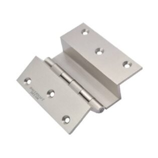 Dauerhaft D&eacute;cor - Brass W Hinges - Slow Movement - 4 inch - Medium