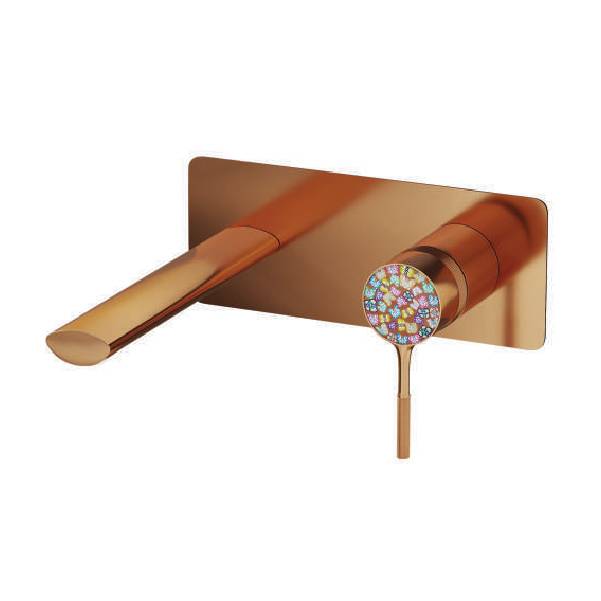 Bell - Iris Series - Single Lever Basin Mixer - PVD Rose Gold