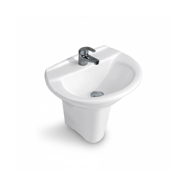 BELL - Basin with Half Pedestal - AVTAAR WB 614 PD 671