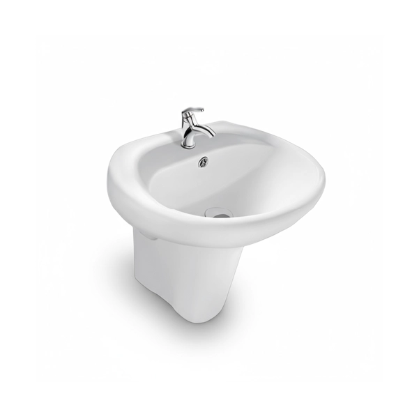BELL - Basin with Half Pedestal - CANON WB 677 PD 671