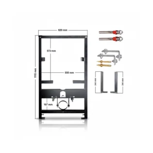 BELL - Concealed Cistern - Full Frame for Concealed Cistern