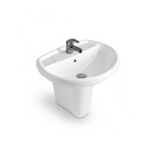 BELL - Basin with Half Pedestal - SIMAS WB 670 PD 671