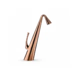 Bell - Exotica Collection - Single Lever Basin Mixer High Neck with Braided Hose - PVD Rose Gold