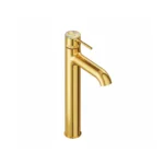 Bell - Regal Series - Single lever High Neck basin Mixer - PVD Gold