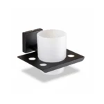 Flamingo - TUMBLER HOLDER | SS Black Finish -  Bathroom Accessories - Platinum Collection