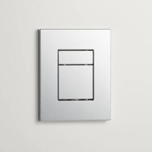 Simpolo - Pneumatic Concealed Dual Flush Cistern Face Plate - D