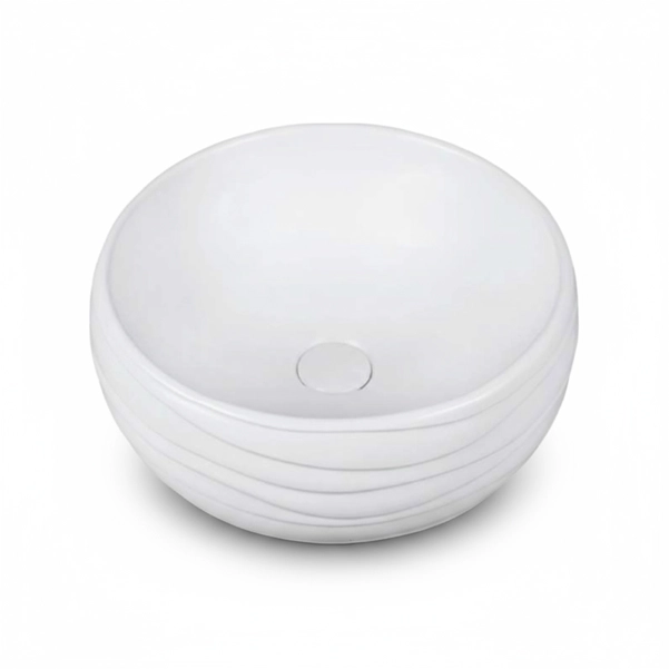 Simpolo - Moulded Matte Finish Art Table Top Basin - SAFE 307W