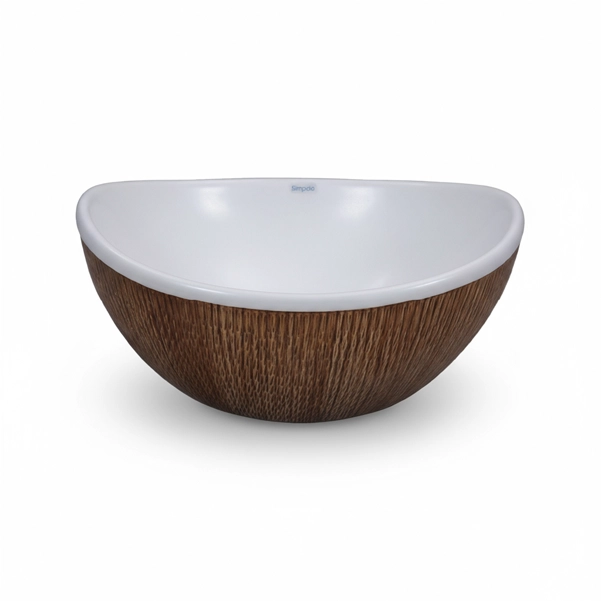 Simpolo - Table Top Hand Crafted Basin - SHALLOW 106